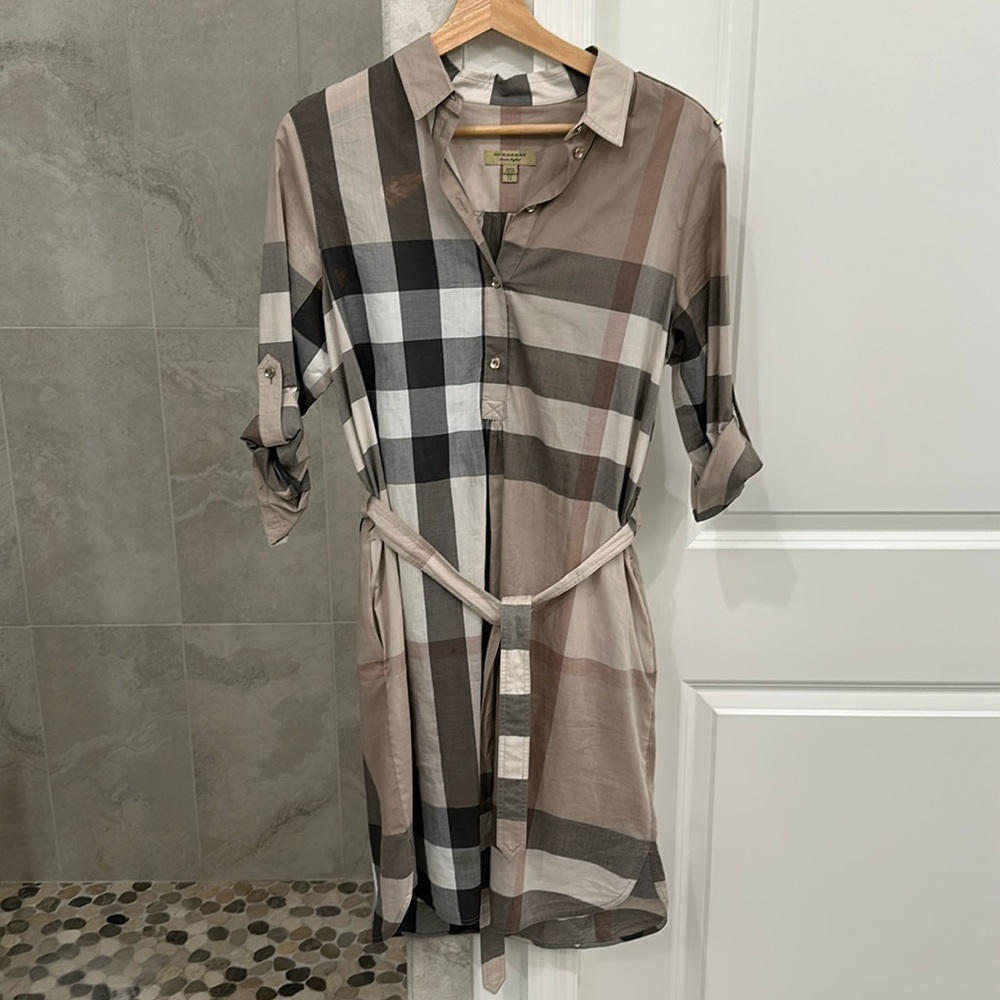 Burberry shirt dress